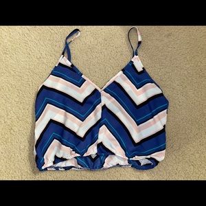 Striped crop top